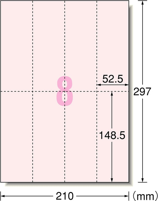 A-one biglietti fatti a mano rosa 8 facciate 160 biglietti 51478 (10 set)