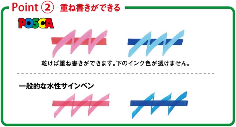 三菱鉛筆 水性ペン ポスカ 中字 丸芯 薄橙  PC5M.54 4902778147856