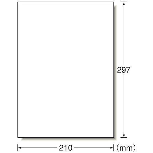 エーワン レーザーラベル 28381 A4/全面 20枚 4906186283816