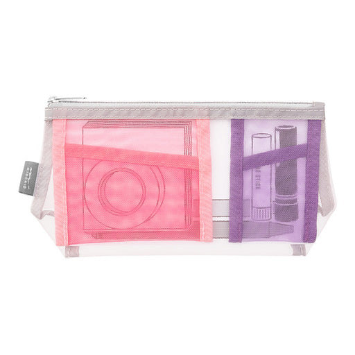 Pen & Pouch Mesh Matitsuki Pink 53351006 Midori 4902805533515 (5 sets)