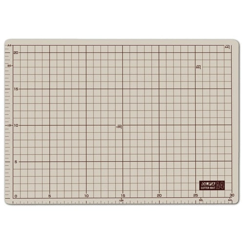 オルファ カッターマット 134B A4 グレー/茶 4901165200150