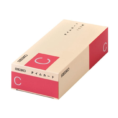 Seiko Time Card CA-C 100 pezzi 4974289490028