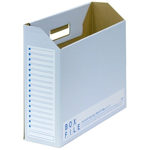 プラス ボックスファイル FL-099BF A4E 青 10冊 4977564184629