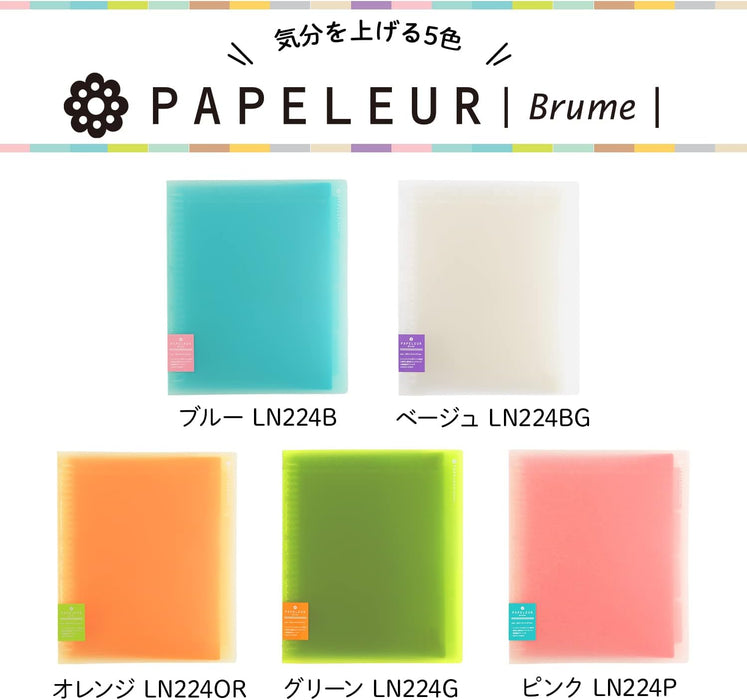 Kyokutou Binder Paper Lubrium Blue A4 30 huller LN224B