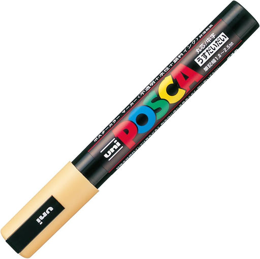 Mitsubishi Pencil Vandbaseret Pen Posca Medium Point Runde Kerne Lys Orange PC5M.54 4902778147856