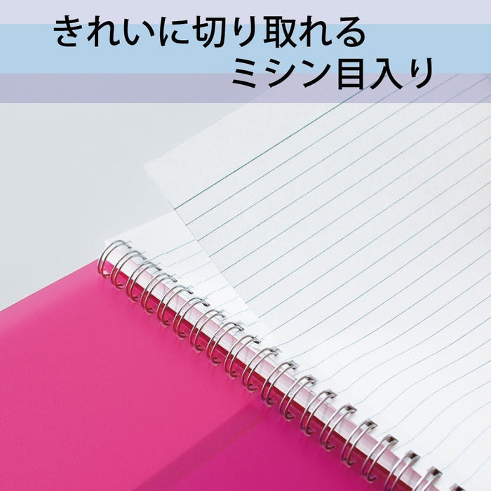 コクヨ(KOKUYO) ノート リングノート カラータグ Bi-COLOR セミB5 ピンク CTス-C20P  4901480301013（10セット）