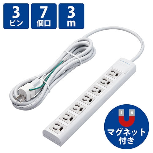 エレコム OAタップ7個口  T-ECOY053NDA 4953103095632