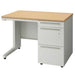 PLUS（プラス）オフィス家具 片袖机 UJ-107A-3 WM/W4 W1000　