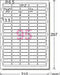 A-One Label Sticker Printer Dual Use 95 Pages 10 Sheets 72295 (10 Sets)