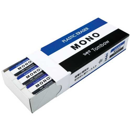 トンボ鉛筆 消しゴム モノBox 18個入 JHA-061 4901991061208