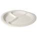 Paperware Assiette en pâte naturelle avec séparateurs 24 cm 50 pièces 4952893001908