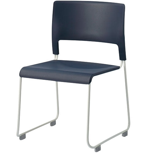 PLUS（プラス）オフィス家具 会議イス MOL-17 ネイビー NV/WH　