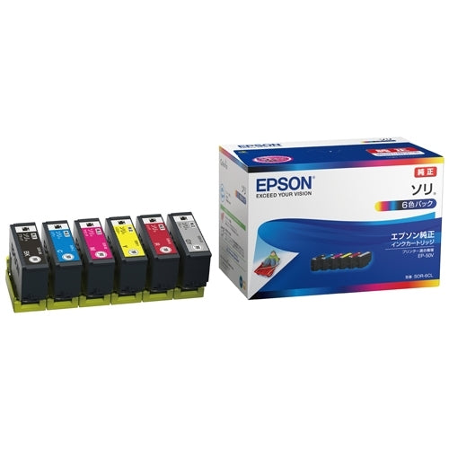 EPSON インクカートリッジ SOR-6CL 6色 4988617306622