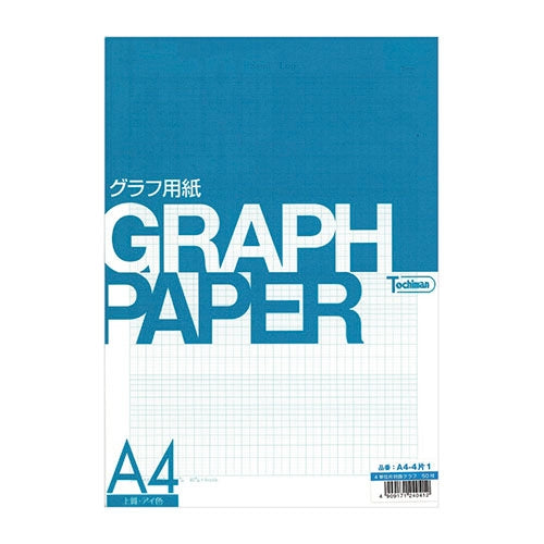SAKAEテクニカルペーパー 片対数　Ａ４－４片１　厚口　藍　５０枚　 4909171240412