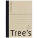 日本ノート Trees  Ａ６  Ａ罫  ４８枚  クリーム 4901470067639