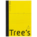 日本ノート Trees Ｂ５ Ａ罫 ３０枚 イエロー 4901470067721