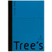日本ノート Trees Ｂ５ Ｂ罫 ３０枚 ネイビー 4901470067752