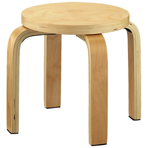 PLUS（プラス）オフィス家具 丸イス SHSC-LNA ナチュラル　4510391330113