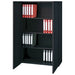 PLUS（プラス）オフィス家具 Je両開き保管庫 JE-140A TBK D450　