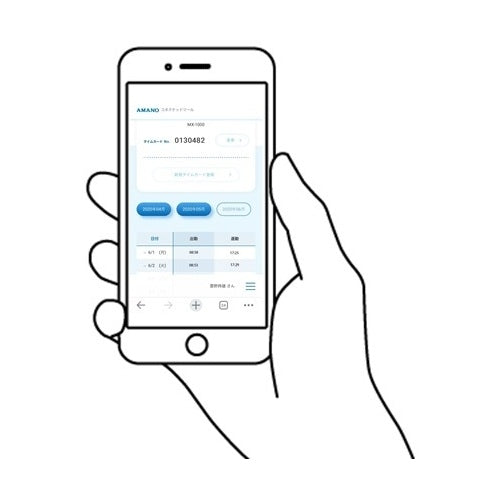 アマノ タイムレコーダーMX-3000 4946267111126