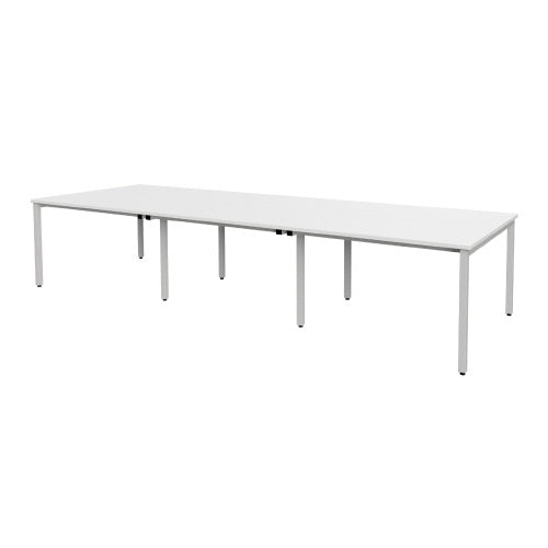 PLUS（プラス）オフィス家具 テーブル MTQ20-3612W WH ホワイトフレーム　