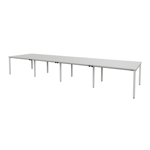 PLUS（プラス）オフィス家具 テーブル MTQ20-4812W WH ホワイトフレーム　