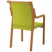 PLUS（プラス）オフィス家具 会議イス WF-C8ALN グリーン 木製　4547345054696