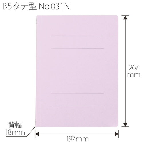 Positive flat file 031N B5S purple ten books