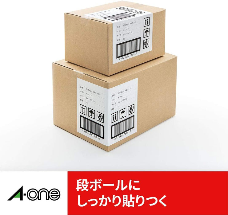 エーワン ラベルシール プリンタ兼用 強粘着 18面 18枚 78318（10セット）