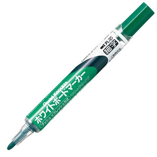 ぺんてる ボードマーカーノックル EMWLS-D 細字 緑 4902506144492