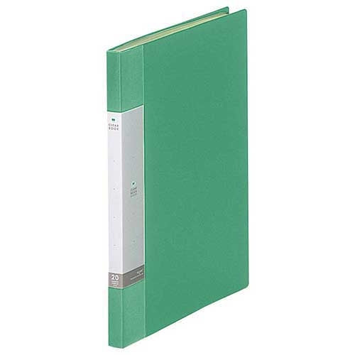LIHITLAB. クリヤーブック20P G3201-7 緑 10冊 2147345075442