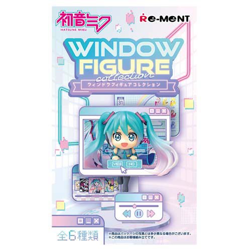 Re-ment [serie Hatsune Miku] collezione WINDOW FIGURE 4521121207735