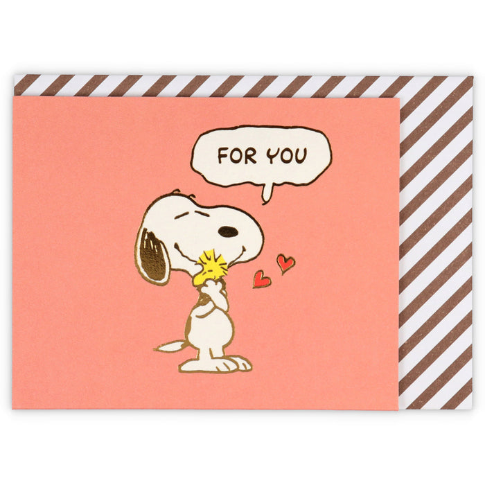 Japan Hallmark Snoopy Heart Hug II [multifunctionele/3D-minikaart] 818036 4961099818036 (set van 6)