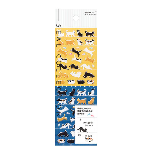 82277006 Midori Seal Small Cat-patroon 82277 Designvulling 4902805822770 (10 sets)