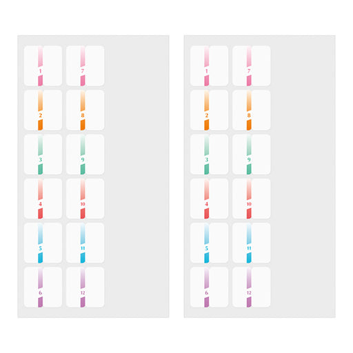 82318006 Indekslabel Chirat nummer Farve Notebook Design Fyld 4902805823180 (10 sæt)