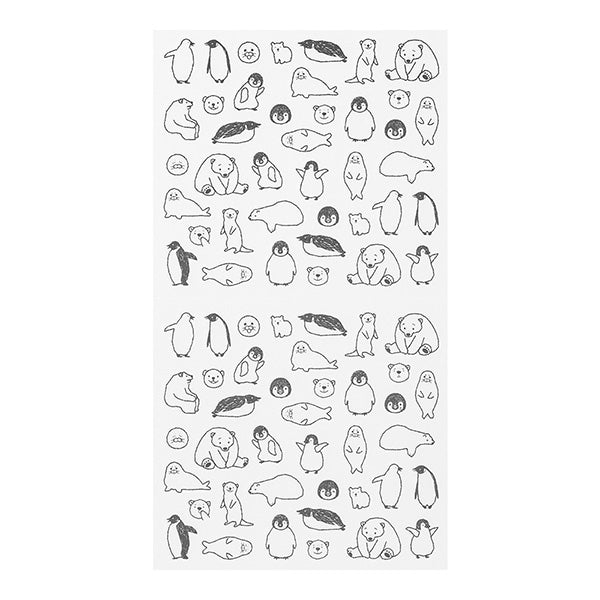 OS シール おしゃべり海の動物 ミドリ 82555006　4902805825559（10セット）