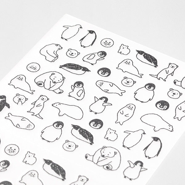 OS シール おしゃべり海の動物 ミドリ 82555006　4902805825559（10セット）
