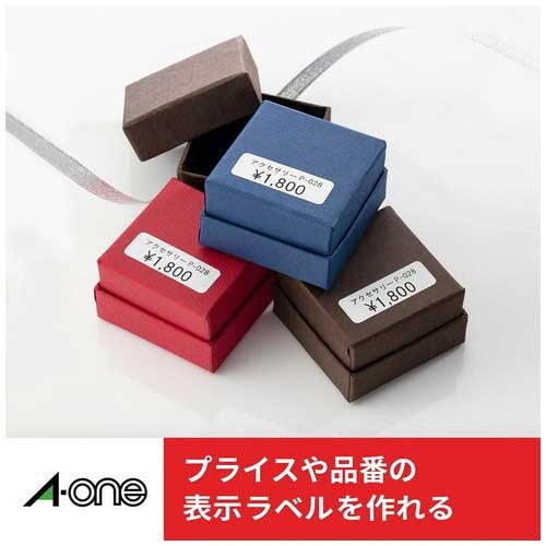 エーワン マルチラベル再剥離95面角丸100シート31172 4906186311724