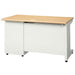 PLUS（プラス）オフィス家具 片袖机 RJ-127D-3 ホワイトメープル 引出D　
