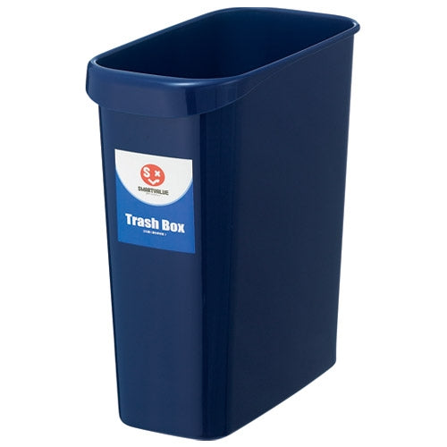 Smart Value Square trash can with handle 8L Blue N154J-B 4547345038153