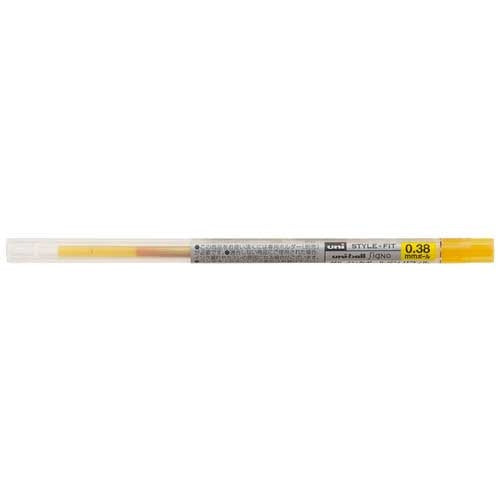 三菱鉛筆 ゲル替芯0.38mm UMR10938.69 ゴールデン黄 4902778093177