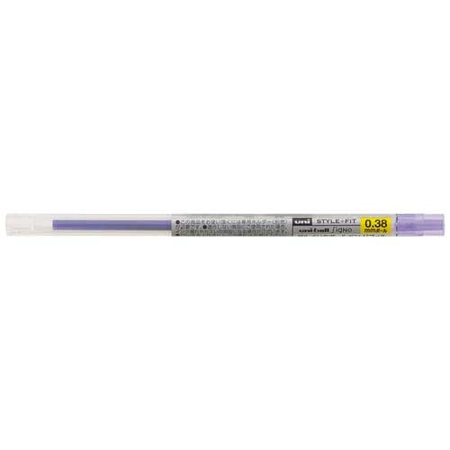 三菱鉛筆 ゲル替芯0.38mm UMR10938.12 バイオレット 4902778093061
