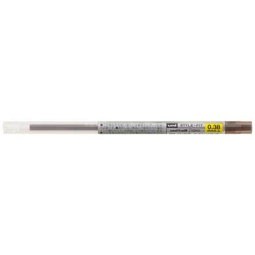 三菱鉛筆 ゲル替芯0.38mm UMR10938.22 ブラウンBK 4902778093092