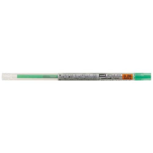 三菱鉛筆 ゲル替芯0.28mm UMR10928.6 グリーン 4902778092880