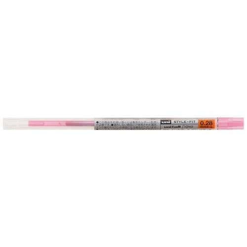 三菱鉛筆 ゲル替芯0.28mm UMR10928.66 ローズピンク 4902778092996