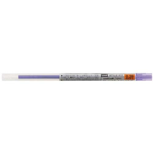 三菱鉛筆 ゲル替芯0.28mm UMR10928.12 バイオレット 4902778092903