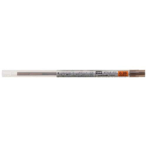 三菱鉛筆 ゲル替芯0.28mm UMR10928.22 ブラウンBK 4902778092934