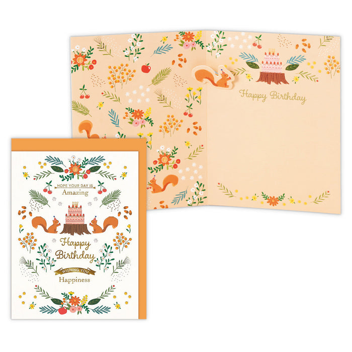 Japan Hallmark Deboss List Plant [Birthday Celebration/3D Card] 836719 4961099836719 (Set of 6)