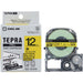 King Jim Tepra PRO 胶带漂亮的黄色带黑色字母 SC12YE 4971660769087