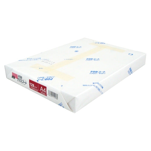 王子製紙 PODグロスコート紙A4 128g/m2 4冊 2147345289849